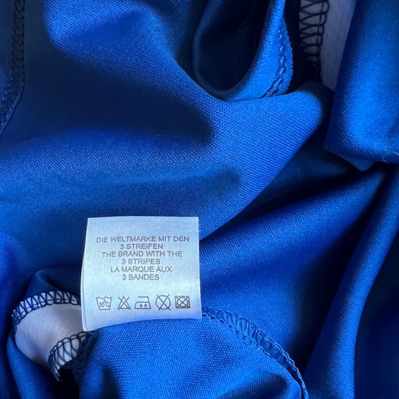 Adidas: Royal Blue Stripped Jersey - Picture 9 of 9
